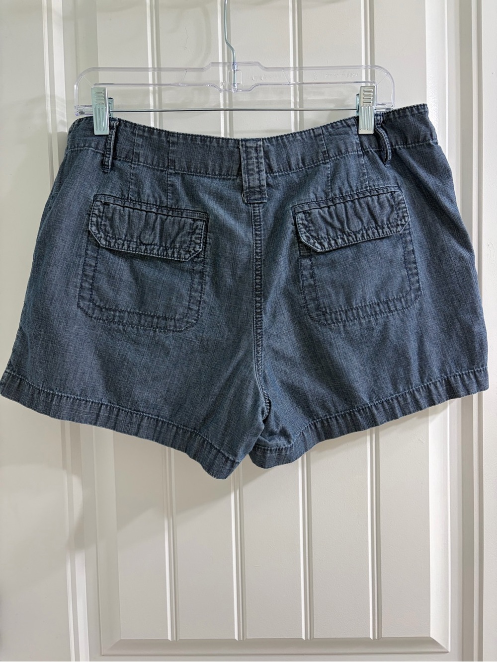 New York & CoDark Wash Utility DenimShorts 12 Vintage 90’s Style Casual Utility - Picture 3 of 8